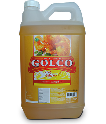 Minyak goreng Golco Spesial 18 liter kemasan jerigen
