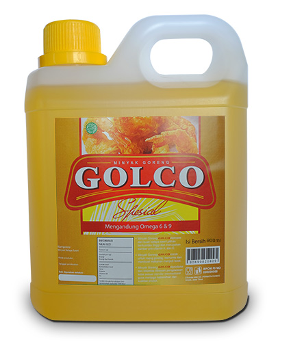 Minyak goreng Golco Spesial 900ml kemasan jerigen