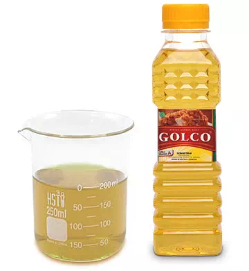 Minyak goreng yang isinya pas