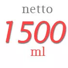 Berat netto minyak goreng 1,5 liter