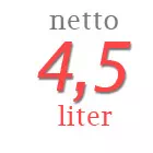 Isi dijamin 4,5 liter. PAS.