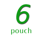 1 karton 6 pouch