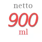 Berat netto minyak goreng jerigen 900 ml